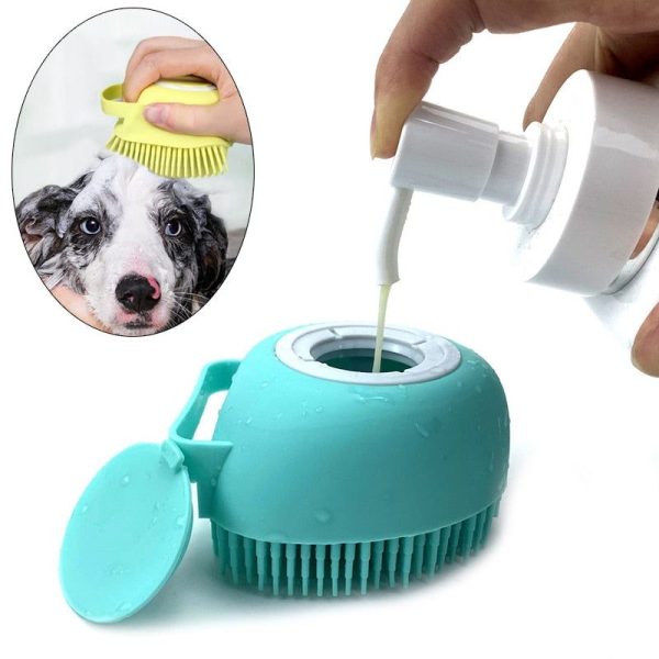 brosse de massage pour chiot