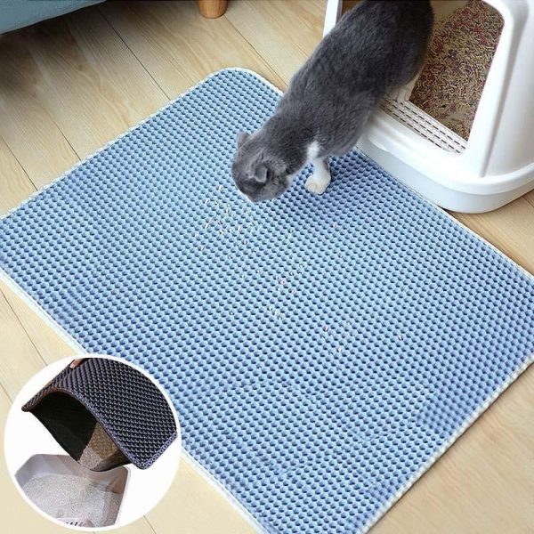 tapis de litière pour chat imperméable et pliable