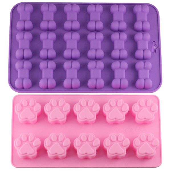 moules en silicone forme patte pour chien