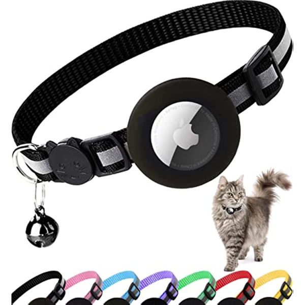 collier compagnon pour chat avec Apple AirTag