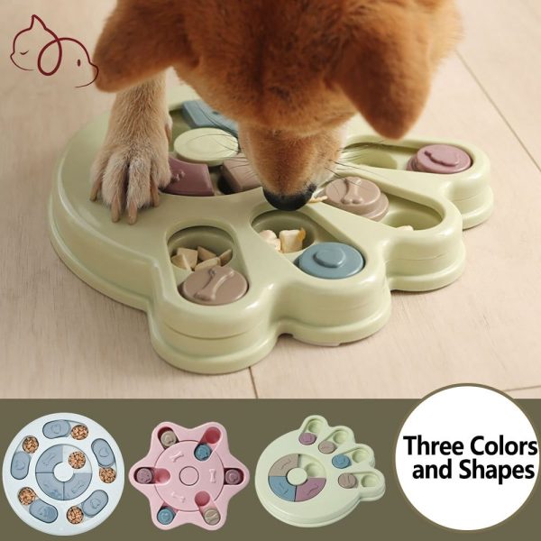 distributeur de croquettes ludique pour chien