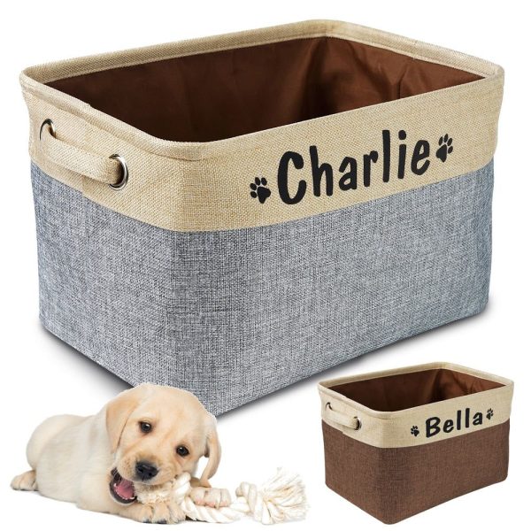panier de rangement pour jouets personnalisable pour animaux